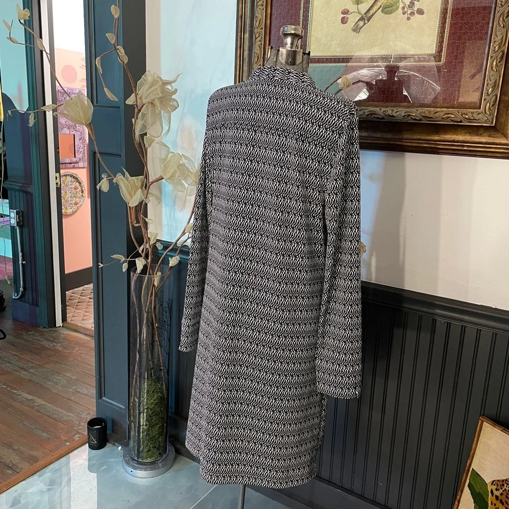 Ellie Kai Geometric Wrinkle Resistant Shift Dress Travel Ready Sz 14 💚🎀